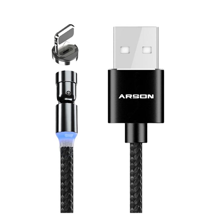 کابل تبدیل مغناطیسی USB به لایتنینگ آرسون مدل AN-Q36 طول 1 متر